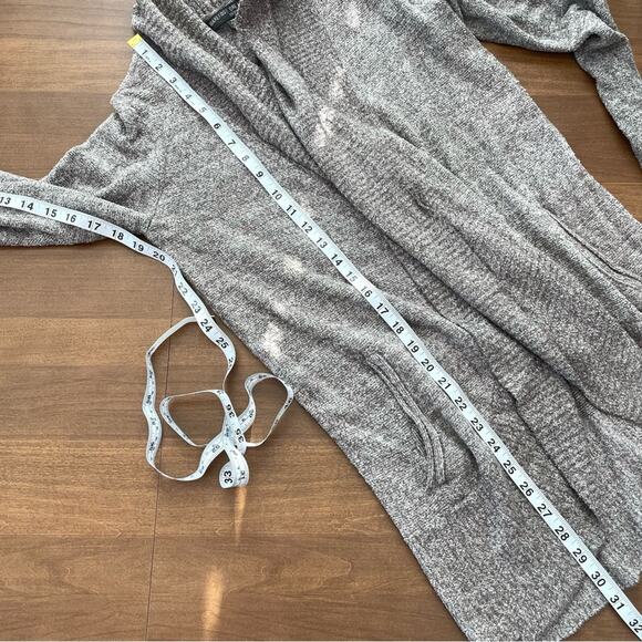 Barefoot Dreams | Womens Open Front CozyChic Lite Circle Cardigan Sand Tan Beige - Picture 9 of 9